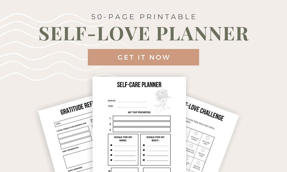 self love planner banner horizontal