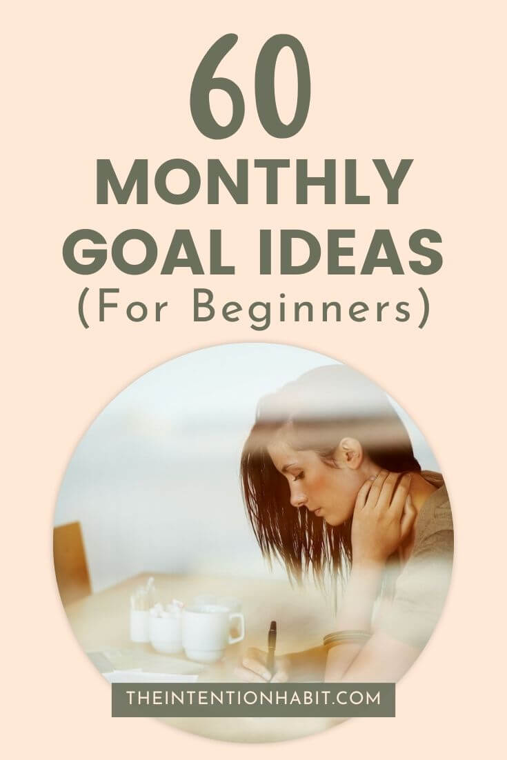 pinterest image- 60 monthly goal ideas