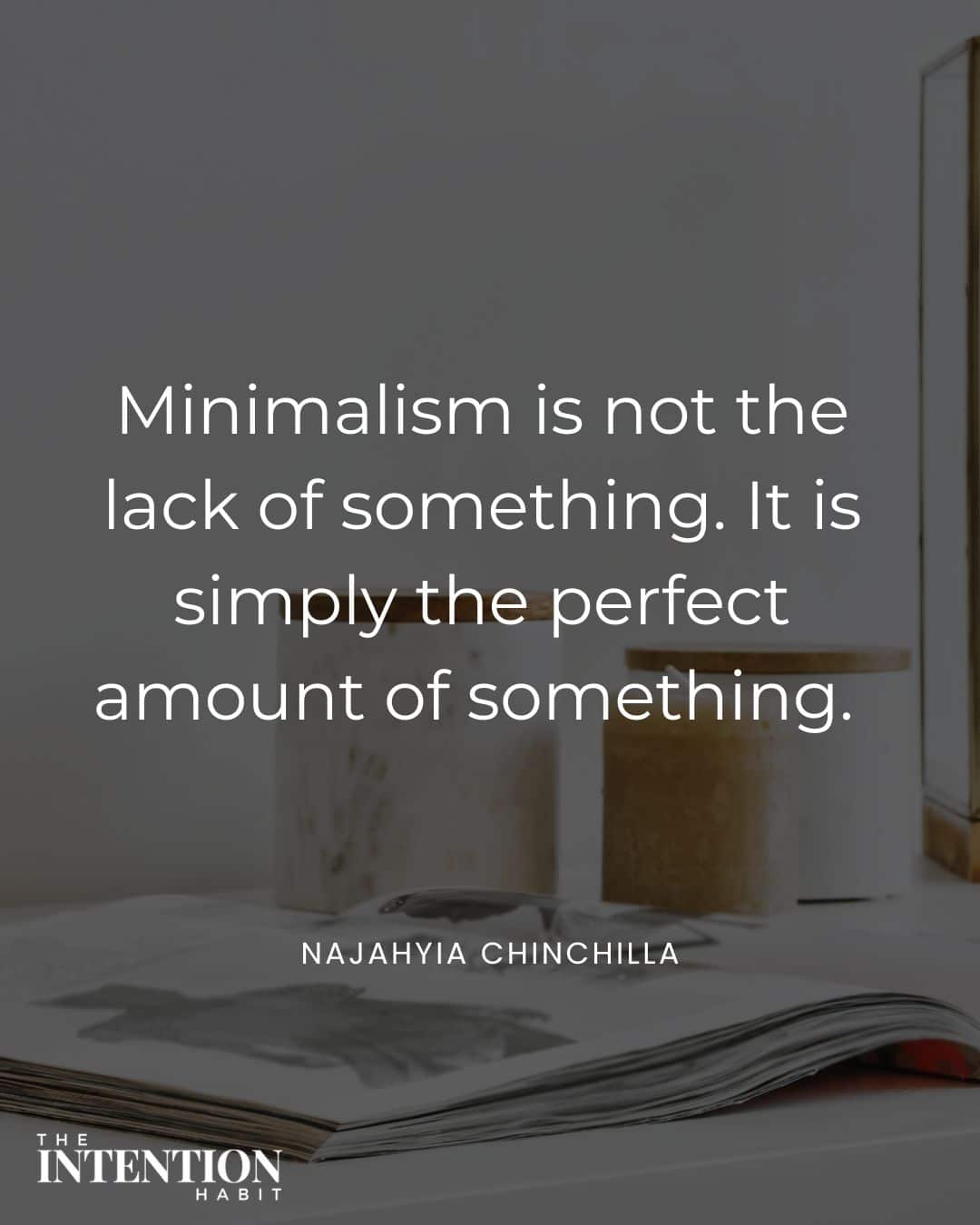 minimalism is not the lack of something, it is simply the perfect amount of something