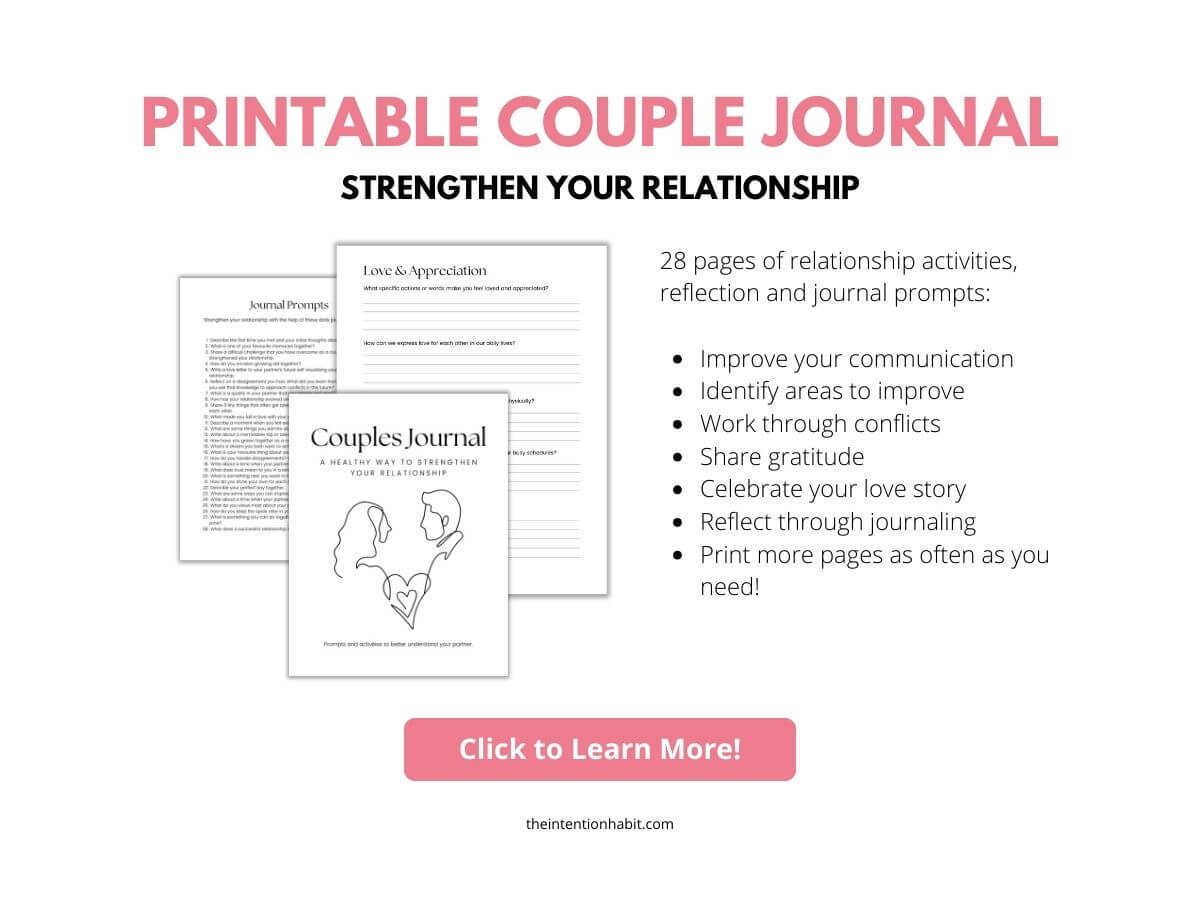 100 Couples Journal Prompts To Strengthen Your Relationship
