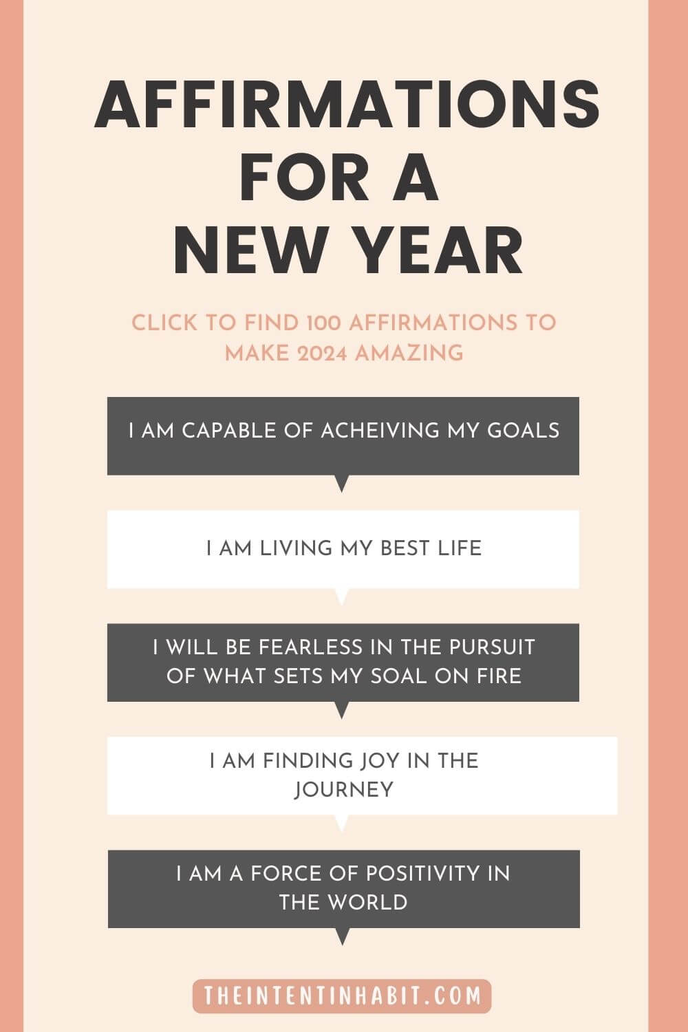 affirmations for a new year.