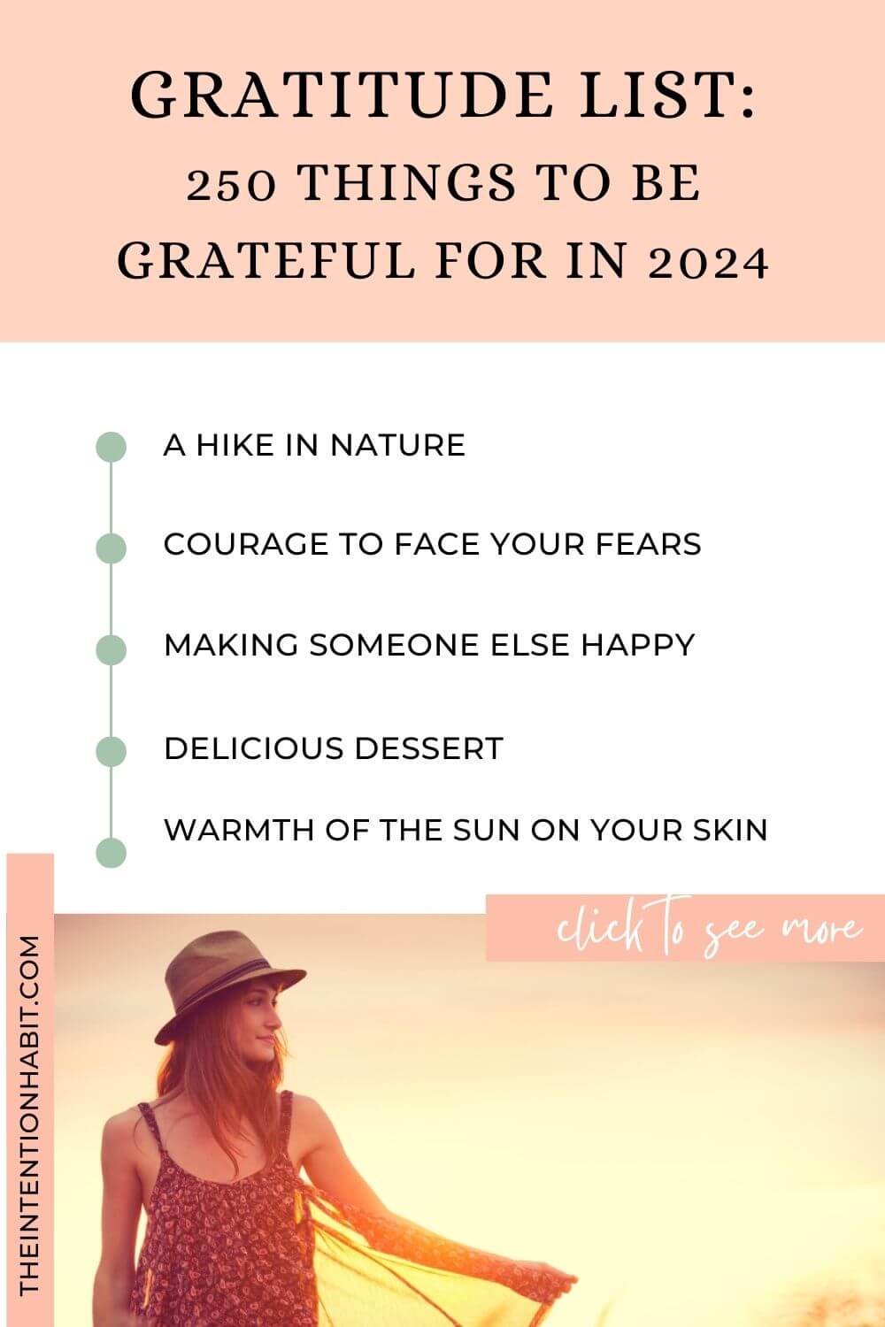 gratitude list 250 things to be grateful for 