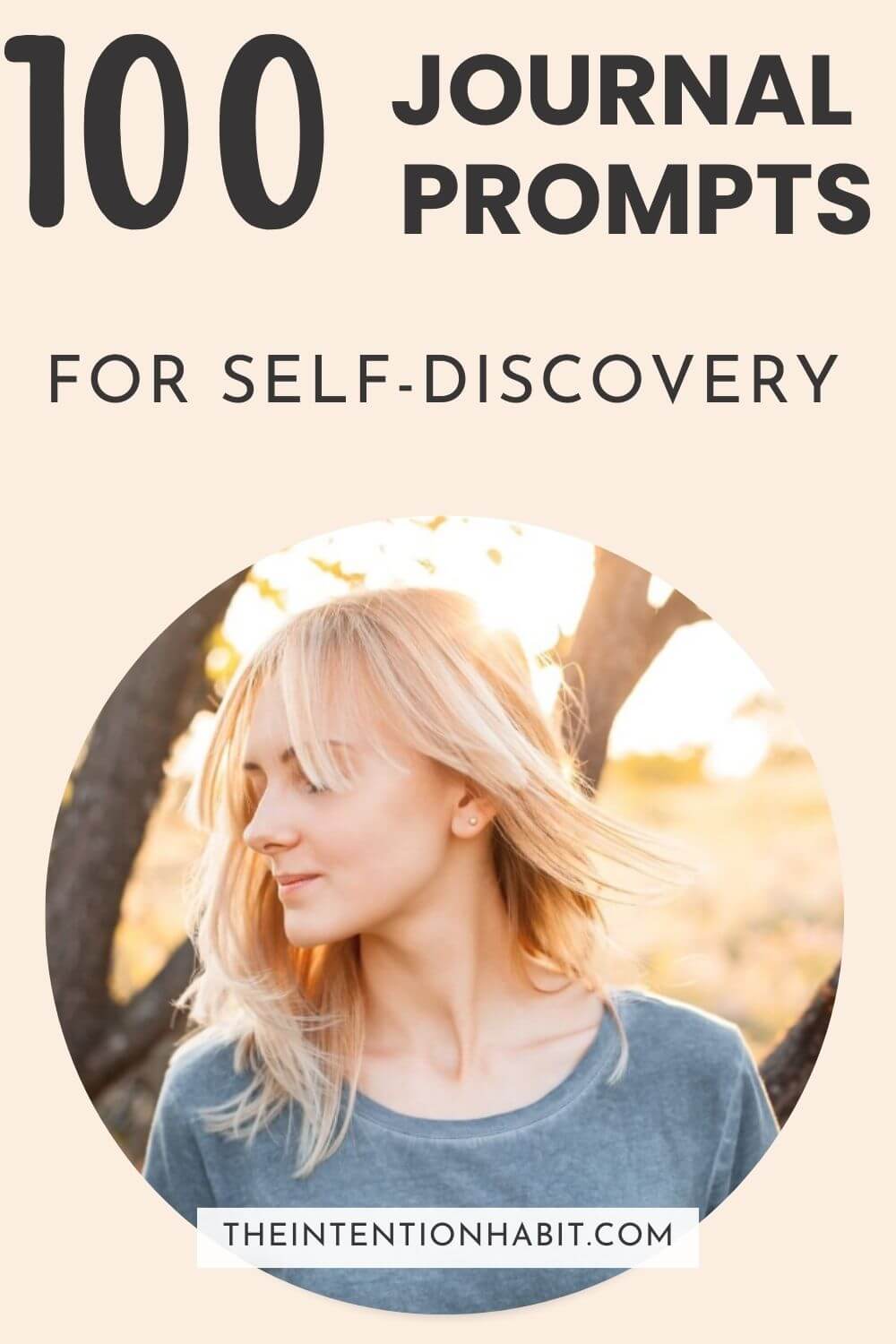100 journal prompts for self discovery.