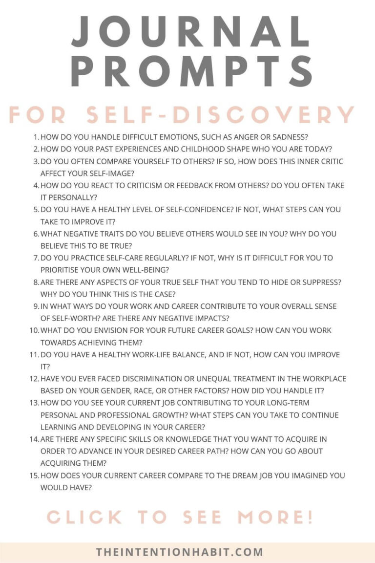 100 Journal Prompts For Self-Discovery