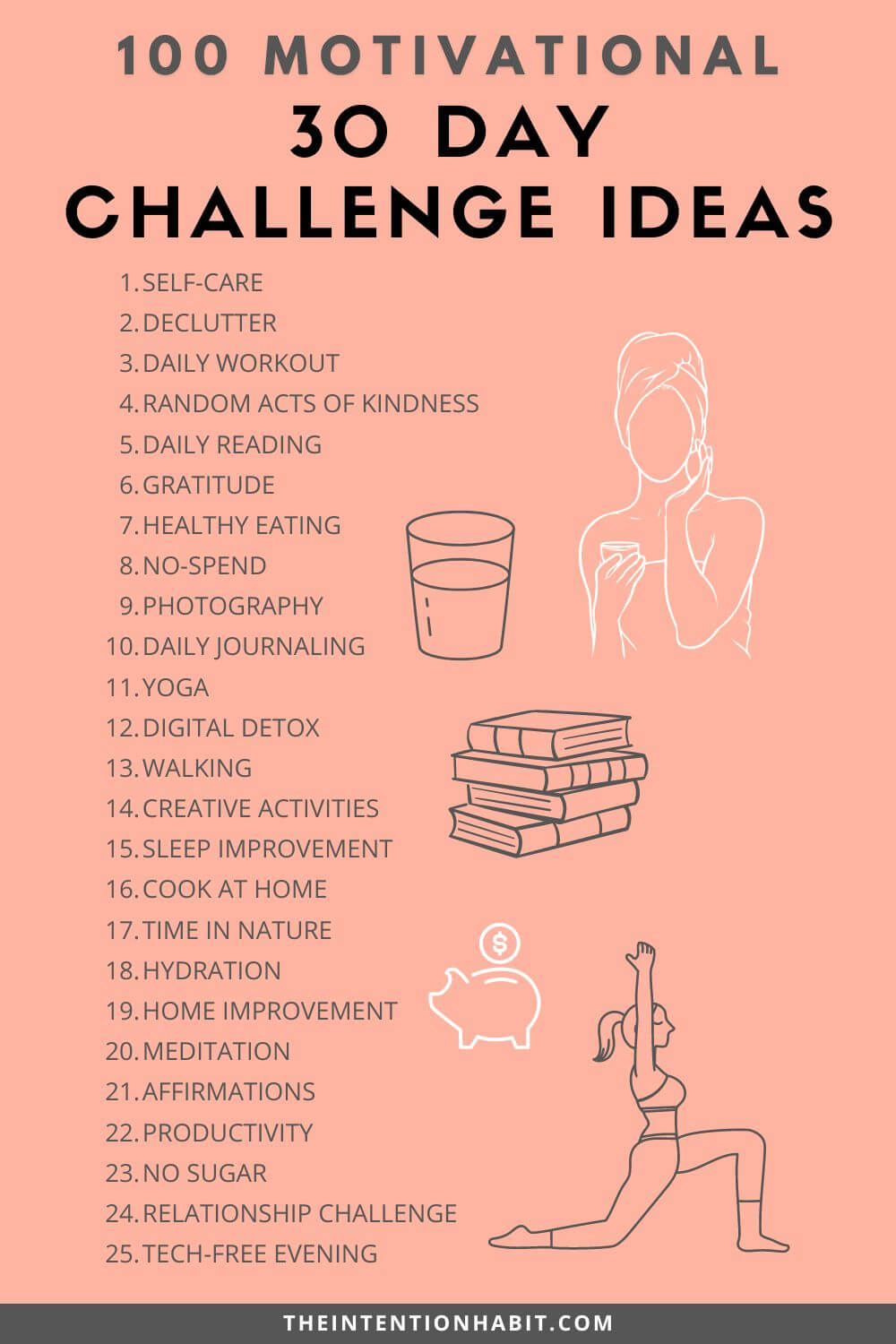 list of 30 day challenge ideas.