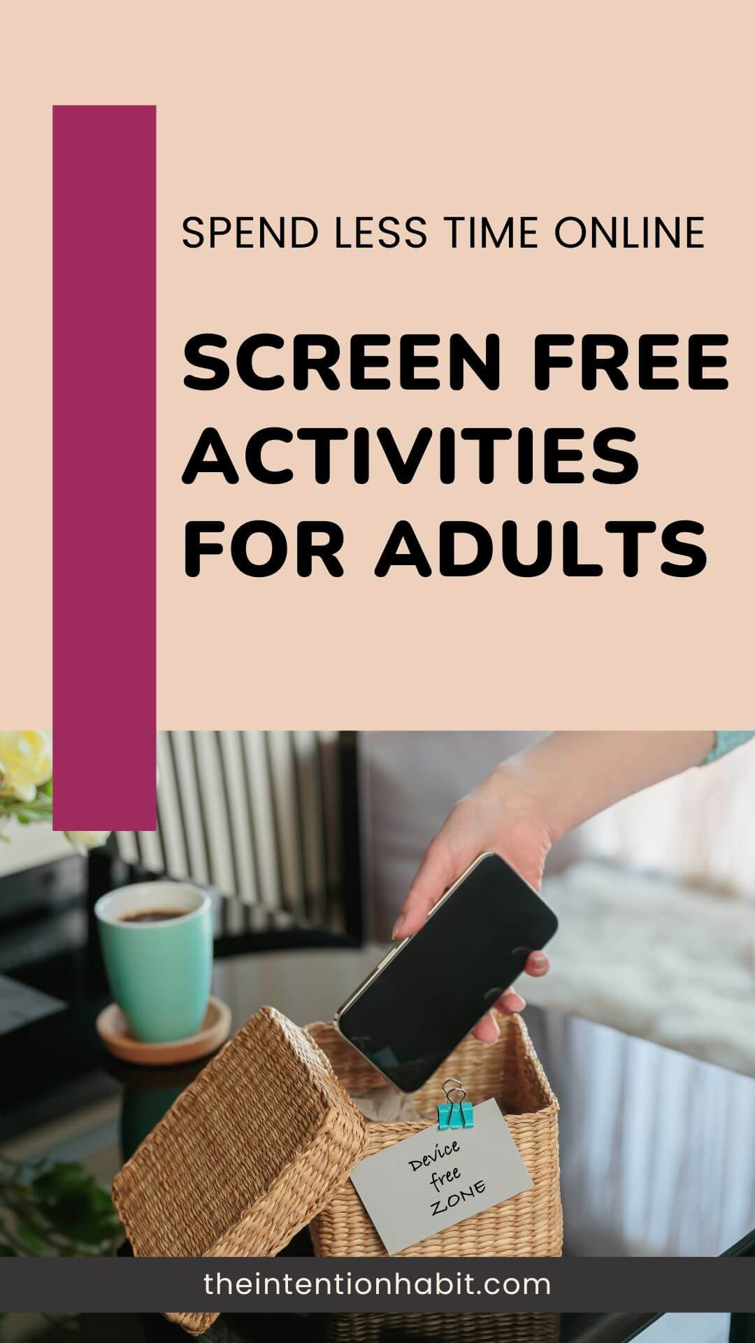 screen-free activities for adults.